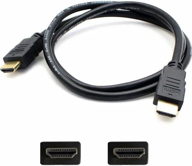 Alt view image 6 of 11 - AddOn HDMI2HDMI6F AddOn 1.82m (6.00ft) HDMI 1.3 Male to Male Black Cable - 100% compatible with select devices.