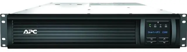 Alt view image 7 of 7 - APC SMT2200RM2UNC Smart-Ups 2200Va Lcd Rm 2U - Ups (Rack-Mountable) - Ac 120 V - 1920 Watt - 2200 Va - Ethernet 10/100, Usb - Output Connectors: 8 - 2U - Black