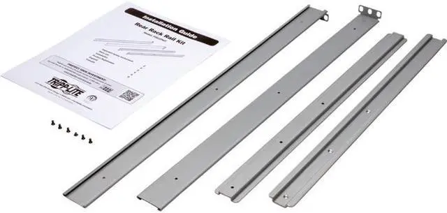 Alt view image 4 of 8 - Tripp Lite PDU Rear Support Rail Kit 1U ATS PDUS Mounted 4Post & Enclosures