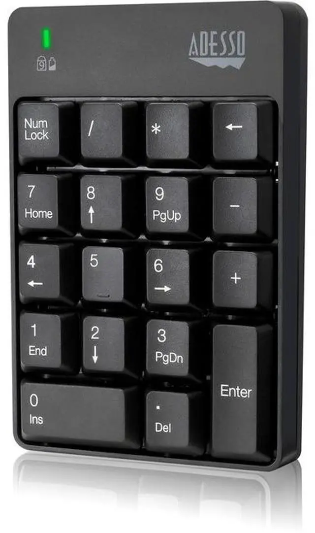 Alt view image 7 of 20 - Adesso WKB-6010UB - Wireless Spill Resistant 18-Key Numeric Keypad