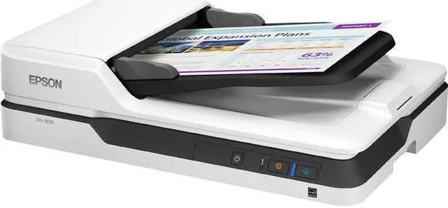Alt view image 16 of 20 - EPSON WorkForce DS-1630 (B11B239201) Duplex 1200 dpi x 1200 dpi USB Color Flatbed Scanner