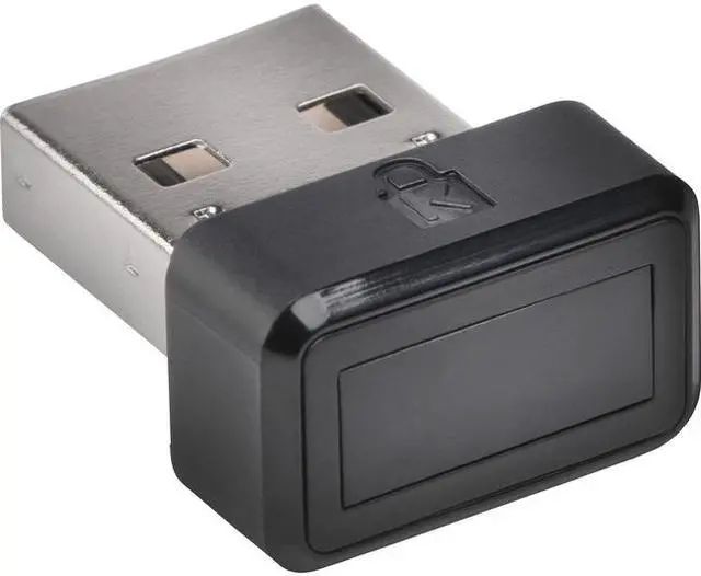 Alt view image 8 of 20 - Kensington K67977WW VeriMark Fingerprint Key for Windows 10 Hello and FIDO U2F Certified, Black