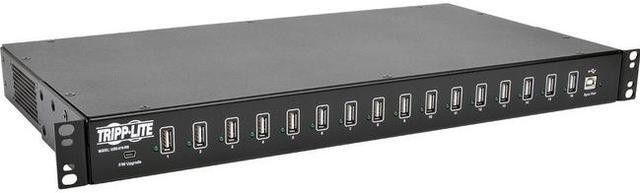 Alt view image 3 of 14 - Tripp Lite 16-Port USB Charging Station with Syncing Function - 5V 40A / 200W USB Charger Output (U280-016-RM)