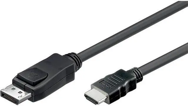 Alt view image 3 of 5 - 4XEM 4XDPMHDMIMCBL 4XEM 6Ft DisplayPort To HDMI Cable - DisplayPort/HDMI for Audio/Video Device, TV, Monitor, Projector - 6 ft - 1 x DisplayPort Male Digital Audio/Video - 1 x HDMI Male Digital