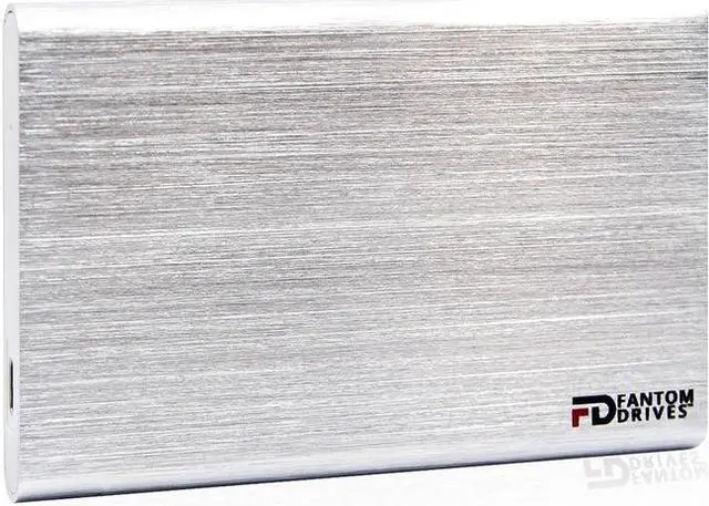 Main image of Fantom Drives External Ssd 250Gb Usb 3.1 Gen 2 Type-C 10Gb/S - Silver - Mac - Gforce 3.1 Ssd Series