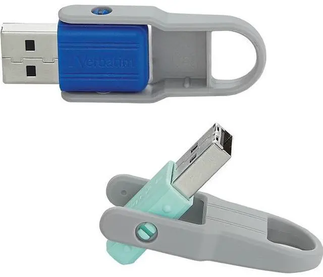 Alt view image 3 of 12 - VERBATIM 70061 32GB Store n Flip USB BlueMint