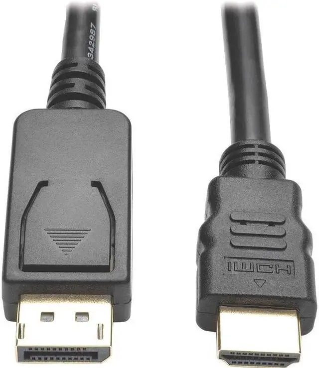 Alt view image 5 of 14 - Tripp Lite DisplayPort 1.2 to HD Active Adapter Cable, DP with Latches to HDMI (M/M), UHD 4K x 2K/1080p, 6 ft. (P582-006-V2-ACT)