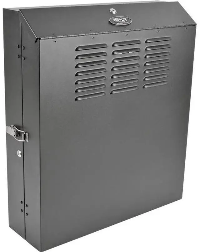 Alt view image 3 of 20 - Tripp Lite 6U Vertical Wall-Mount Rack Enclosure Cabinet, Low-Profile, Switch Depth, 20" Deep (SRWF6U)