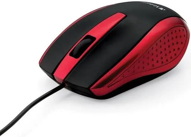 Alt view image 17 of 20 - Verbatim Mouse Optical Corded f/PCs & Macs Red/Black 99742