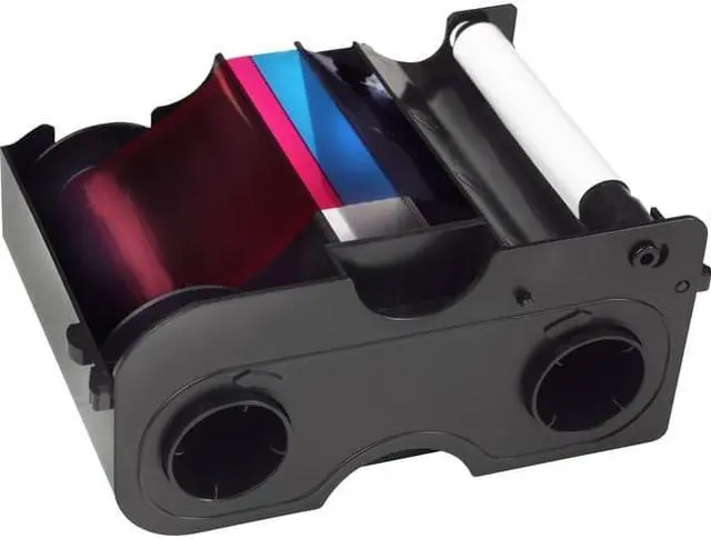 Alt view image 3 of 5 - FARGO 45000 Fargo 45000 Ribbon - YMCKO - Dye Sublimation, Thermal Transfer - 250 Card - 1 Pack