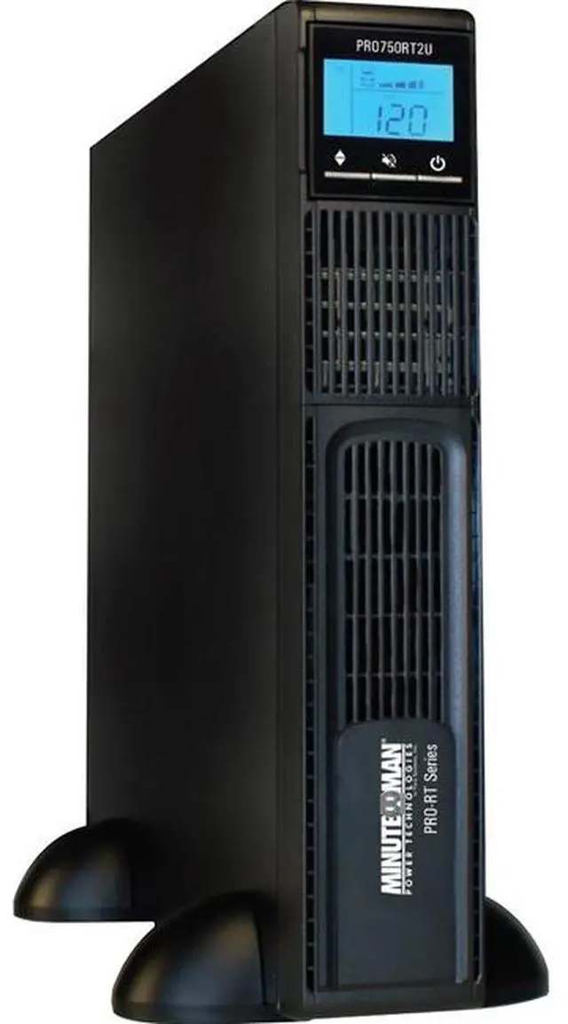 Alt view image 2 of 3 - Minuteman PRO-RT PRO750RT2UNC 750VA Tower UPS - Tower - 120 V AC Input - 120 V AC Output - 8 x AC Power Receptacle(s)