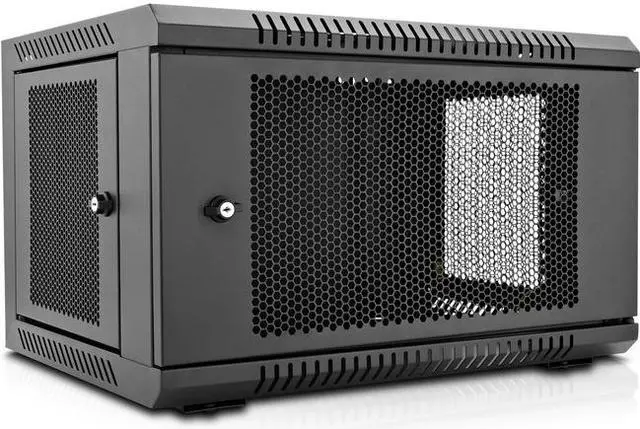 Alt view image 7 of 20 - 6U RACK WALL MOUNT ENCLOSURE