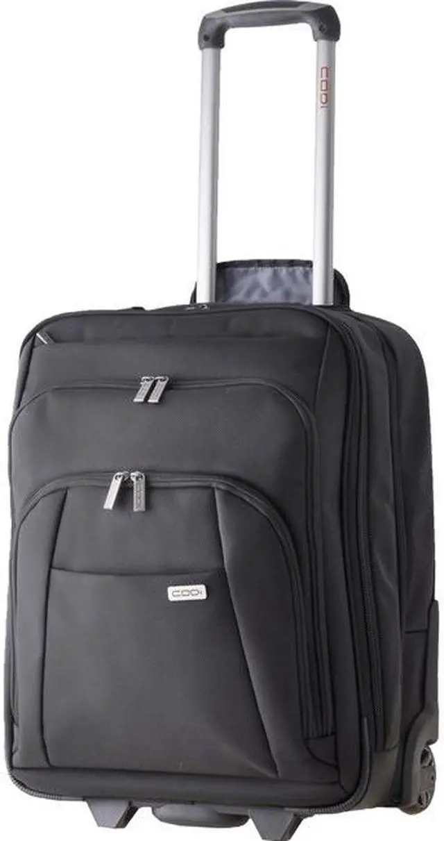 Alt view image 16 of 18 - Codi Mobile max Carrying Case (Roller) for 17.3" Travel Essential - Black - Nylon - 18.5" Height x 13.8" Width x 9" Depth