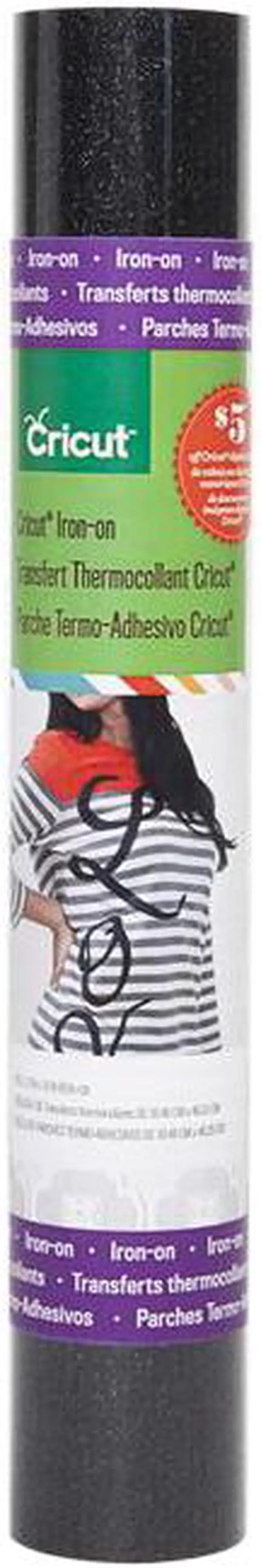 Alt view image 4 of 4 - Cricut Iron-On Glitter 12"X19"-Black