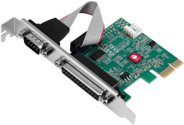 Alt view image 6 of 7 - SIIG Single Serial Port/RS-232 and Single Parallel Port PCIe Card JJ-E20311-S1