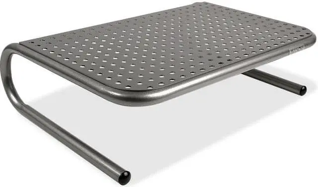Alt view image 9 of 20 - Allsop Metal Art Jr. Monitor Stand 14-Inch Wide Platform - Pearl Black (30165)