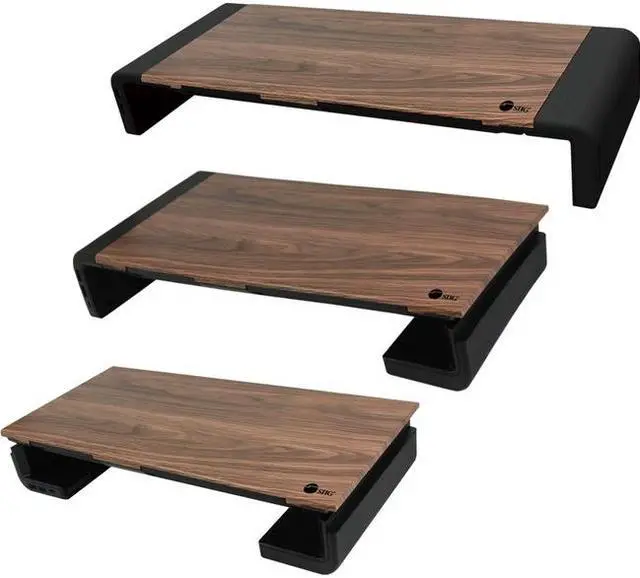 Alt view image 4 of 15 - SIIG Stylish Foldable Monitor Stand with USB Hub CEMT2Q12S1