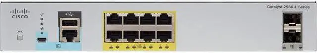 Alt view image 3 of 8 - Cisco Catalyst Ws-C2960l-8Ps-Ll Ethernet Switch