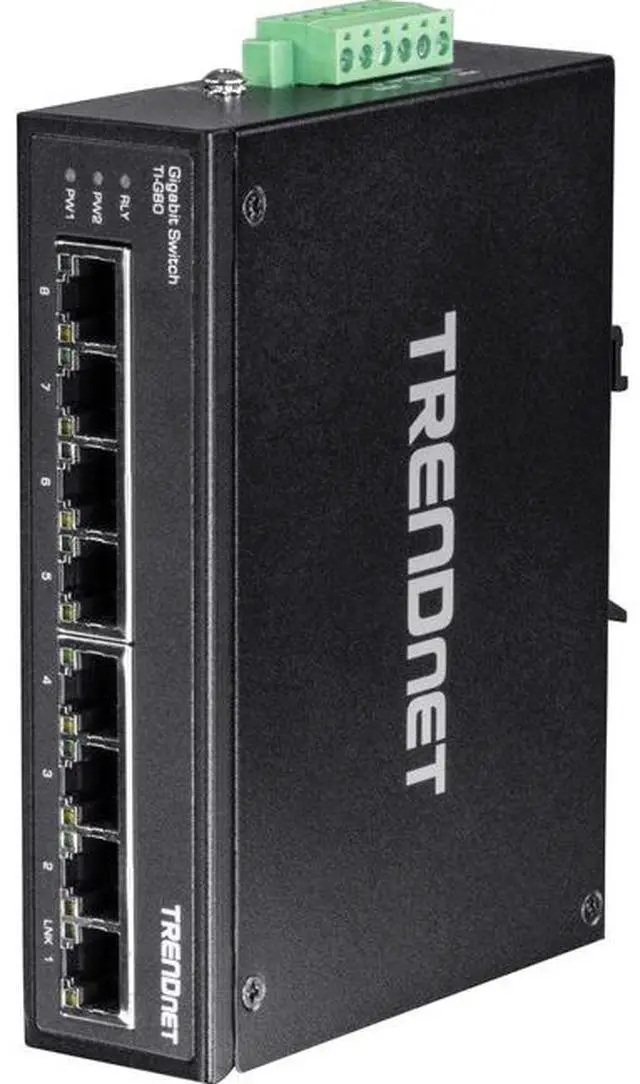 Main image of Trendnet 8-Port Hardened Industrial Gigabit Switch