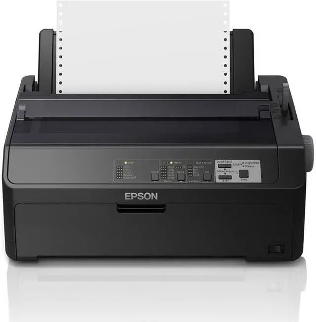 Main image of Epson - C11CF37202 - Epson FX-890II 9-pin Dot Matrix Printer - Monochrome - Energy Star - 680 cps Mono - USB - Parallel
