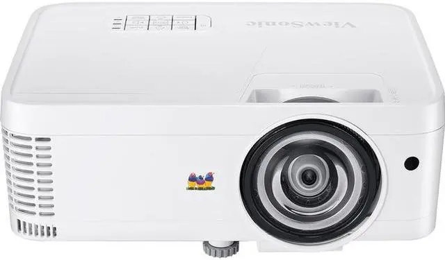 Alt view image 6 of 9 - ViewSonic PS501W 3400 Lumens WXGA HDMI Short Throw Projector for Home and Office