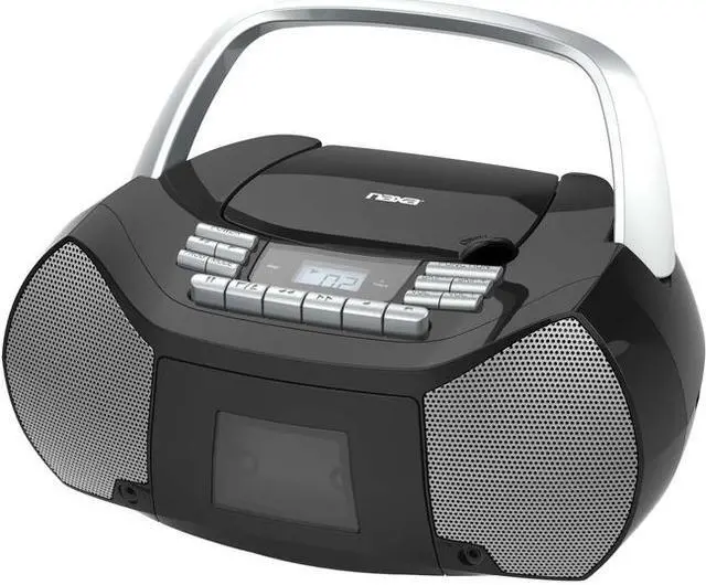 Alt view image 6 of 8 - NAXA(R) NPB-268 Portable CD/Cassette Boom Box