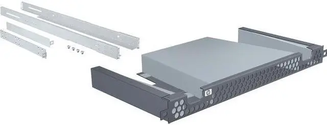 Alt view image 4 of 5 - HPE X410 Universal 4-Post - rack mounting kit - 1U HP Rack Mount for Power Supply