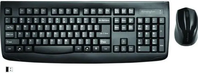 Alt view image 4 of 6 - Kensington Technology K72324USA Kensington KB K72324USA Pro Fit KB and MC Wireless Desktop Set Black