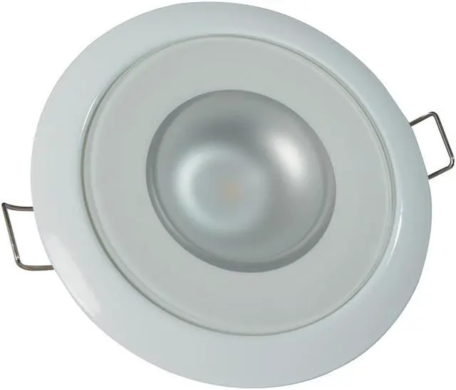 Alt view image 2 of 5 - Lumitec Mirage Flush Mount Interior Down Light - Non-Dimmable White - Glass Fixt