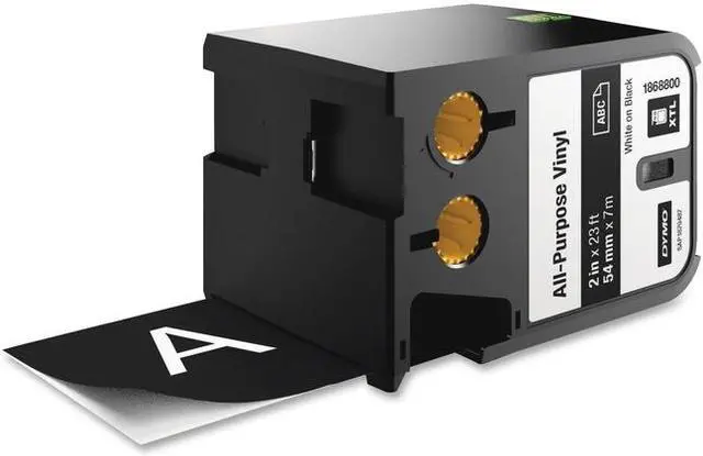 Alt view image 8 of 9 - Dymo White/Black Cartridge Label, 23 ft. Length, 2" Width 1868800