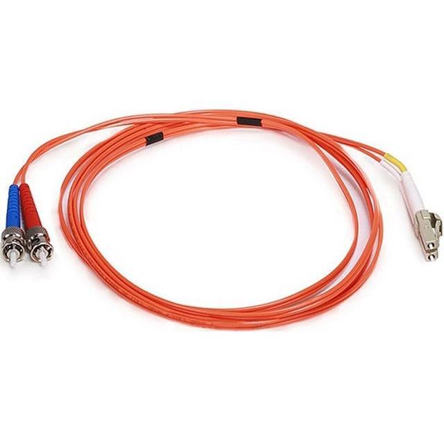 thumbnail image 2 of Buy Monoprice OM1 Fiber Optic Cable - 1 Meter, ST/UPC-ST/UPC, Multi... 2 of 13