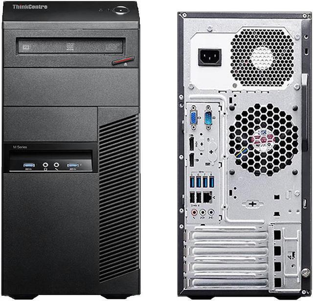 Refurbished: Lenovo ThinkCentre M93p, Tower, Intel Core i7-4770 @ 3.40 GHz,  16GB DDR3, NEW 500GB SSD, DVD-RW, Microsoft Windows 10 Pro 64-bit -  Newegg.com