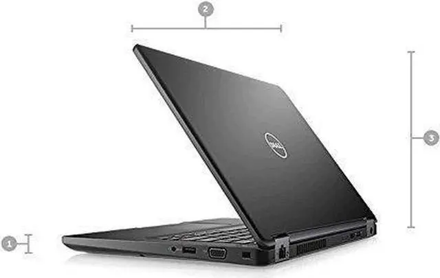 Alt view image 5 of 10 - Dell Latitude 5480 Laptop 14" - Intel Core i5 7th Gen - i5-7300U - Dual Core 3.5Ghz - 500GB - 4GB RAM - 1366x768 HD - Windows 10 Pro