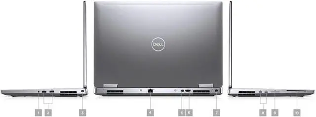 Alt view image 4 of 7 - Dell Precision 7000 7540 Workstation Laptop (2019) | 15.6" FHD | Core i7 - 1TB HDD + 512GB SSD - 32GB RAM - Quadro T2000 | 6 Cores @ 4.5 GHz
