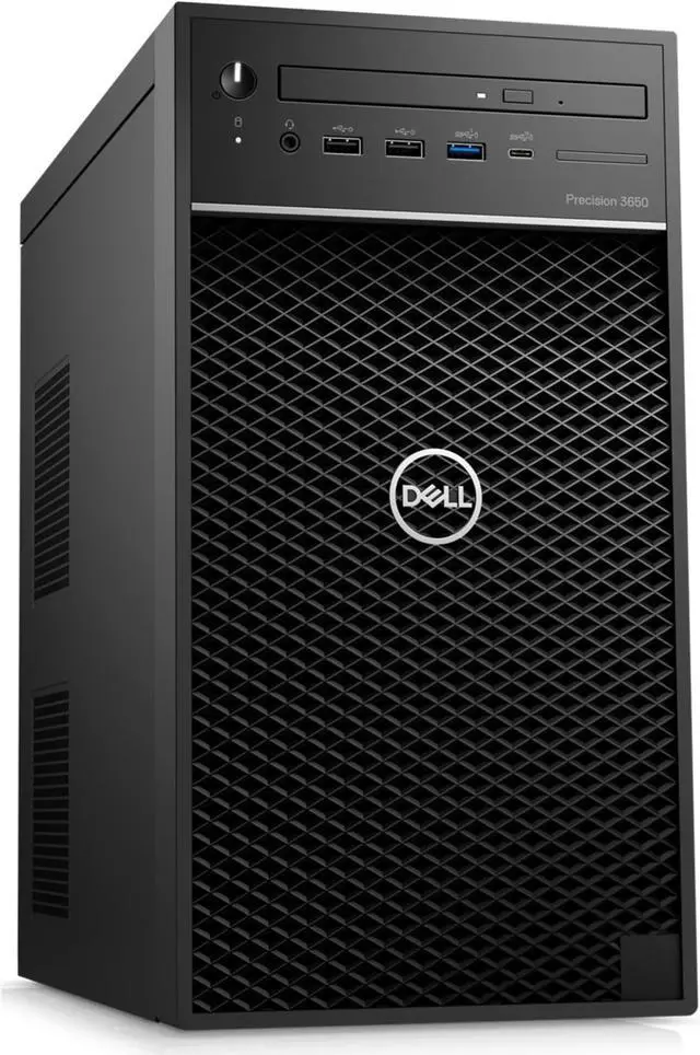 Alt view image 3 of 14 - Dell Precision T3650 Workstation Desktop (2021) | Core i7 - 1TB HDD + 256GB SSD - 8GB RAM - Quadro P1000 | 8 Cores @ 4.9 GHz - 11th Gen CPU