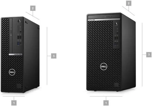 Alt view image 2 of 5 - Dell Optiplex 5000 5090 SFF Small Form Factor Desktop (2021) | Core i7 - 256GB SSD - 16GB RAM | 8 Cores @ 4.8 GHz