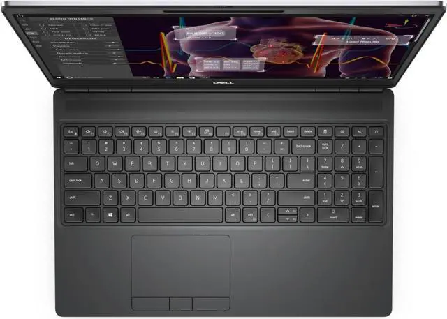 Alt view image 3 of 7 - Dell Precision 7000 7550 Workstation Laptop (2020) | 15.6" FHD | Core i7 - 1TB SSD - 32GB RAM - Quadro T1000 | 6 Cores @ 5.1 GHz - 10th Gen CPU