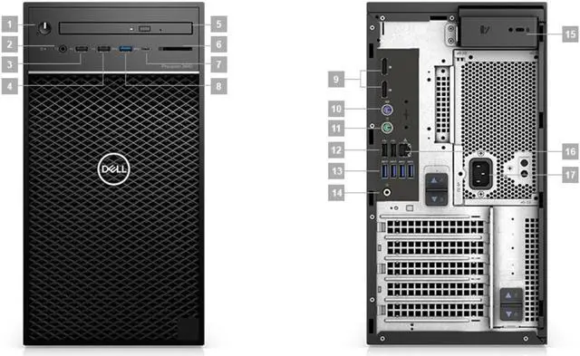 Alt view image 5 of 12 - 2020 Dell Precision 5550 Laptop 15.6" - Intel Core i7 10th Gen - i7-10750H - Six Core 5Ghz - 256GB SSD - 32GB RAM - Nvidia Quadro T1000 - 1920x1200 FHD+ - Windows 10 Pro
