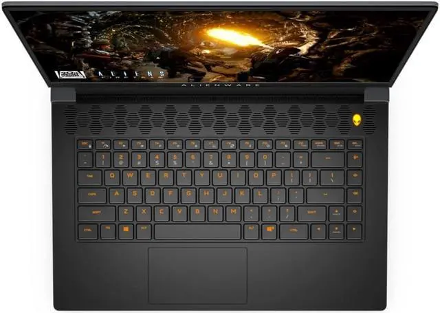 Alt view image 6 of 6 - Dell Alienware m15 R6 Laptop | 15.6" 1920x1080 FHD | Core i7-11800H - 256GB SSD Hard Drive - 8GB RAM - Nvidia GeForce RTX 3050 Ti | 8 cores @ 4.6 GHz - 4GB GDDR6 Win 11 Home Black