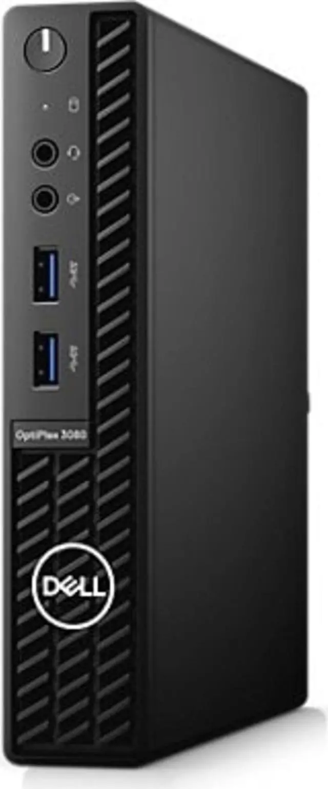 Alt view image 3 of 8 - Dell OptiPlex 3000 3080 Micro Tower Desktop (2020) | Core i3 - 128GB SSD - 4GB RAM | 4 Cores @ 4.3 GHz - 10th Gen CPU