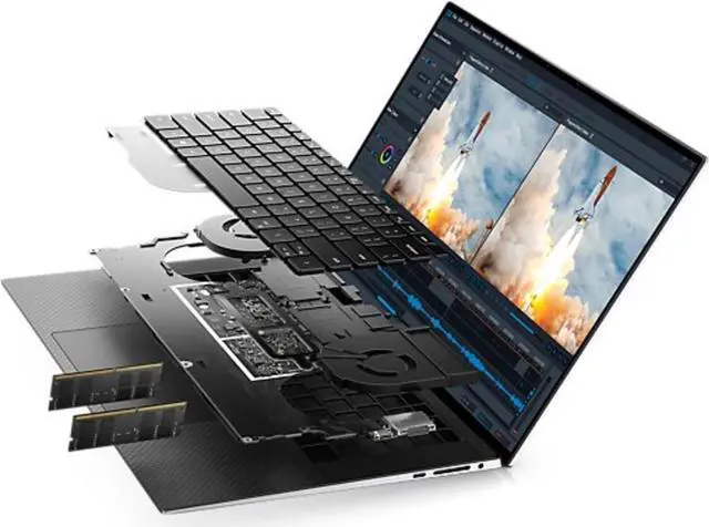 Alt view image 7 of 12 - 2020 Dell Precision 5550 Laptop 15.6" - Intel Core i7 10th Gen - i7-10750H - Six Core 5Ghz - 256GB SSD - 32GB RAM - Nvidia Quadro T1000 - 1920x1200 FHD+ - Windows 10 Pro