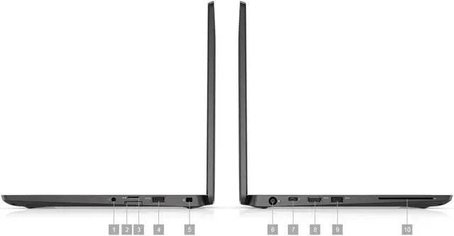 Alt view image 7 of 10 - 2019 Dell Latitude 7300 Laptop 13.3" - Intel Core i5 8th Gen - i5-8265U - Quad Core 3.9Ghz - 256GB SSD - 8GB RAM - 1920x1080 FHD - Windows 10 Pro