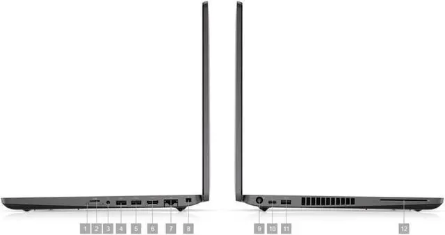 Alt view image 5 of 5 - 2019 Dell Latitude 5500 Laptop 15.6" - Intel Core i7 8th Gen - i7-8665U - Quad Core 4.8Ghz - 256GB SSD - 16GB RAM - 1920x1080 FHD - Windows 10 Pro