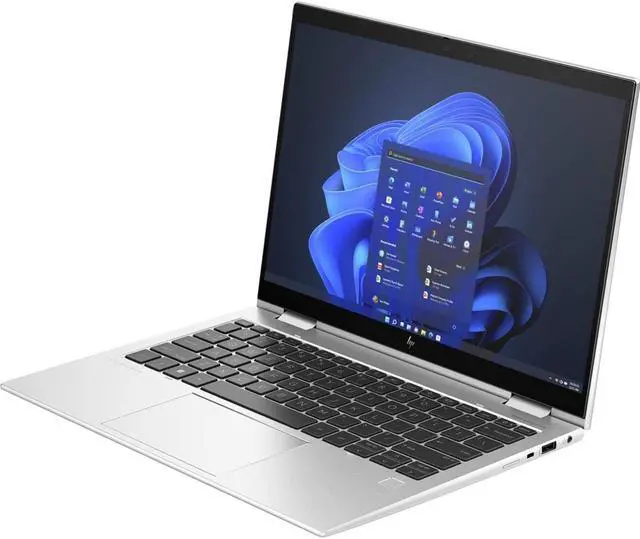 Alt view image 2 of 6 - HP EliteBook x360 830 G10 2-in-1 Laptop (2023) Touch | 13.3" 1920x1080 FHD | Core i7 - 1365U - 512GB SSD Hard Drive - 8GB RAM | 10 cores @ 5.2 GHz Win 11 Pro Silver