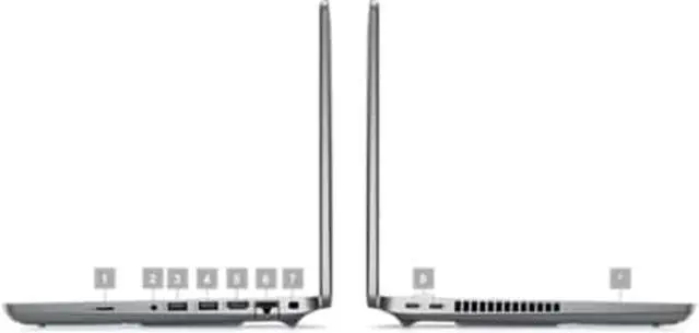 Alt view image 3 of 6 - Dell Precision 3470 Workstation Laptop (2022) | 14" 1920x1080 FHD | Core i5 - 1250P - 512GB SSD Hard Drive - 16GB RAM | 12 cores @ 4.4 GHz Win 10 Pro Black