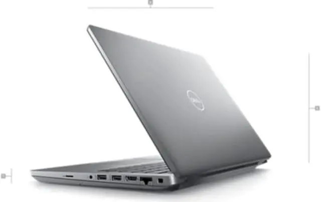 Alt view image 2 of 6 - Dell Precision 3470 Workstation Laptop (2022) | 14" 1920x1080 FHD | Core i5 - 1250P - 512GB SSD Hard Drive - 16GB RAM | 12 cores @ 4.4 GHz Win 10 Pro Black