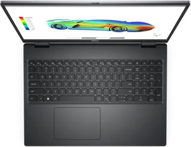 Alt view image 3 of 6 - Dell Precision 7670 Workstation Laptop (2022) | 16" 1920x1200 FHD+ | Core i9 - 12950HX - 512GB SSD Hard Drive - 32GB RAM - Nvidia GeForce RTX 3080 Ti | 16 cores @ 5 GHz - 16GB GDDR6X Win 11 Pro Silver