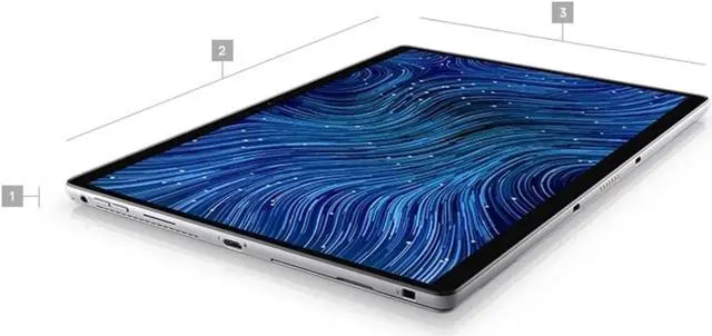 Alt view image 3 of 4 - Dell Latitude 7350 Detachable Detachable 2-in-1 Laptop Tablet (2024) Touch | 13" 2880x1800 QHD+ | Core Ultra 5 - 134U - 256GB SSD Hard Drive - 12GB RAM | 12 cores @ 4.4 GHz Win 11 Pro Black