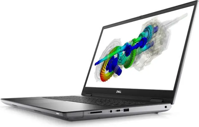 Alt view image 5 of 6 - Dell Precision 7770 Workstation Laptop (2022) | 17.3" 1920x1080 FHD | Core i5 - 12600HX - 512GB SSD Hard Drive - 8GB RAM | 12 cores @ 4.6 GHz Win 11 Pro Silver