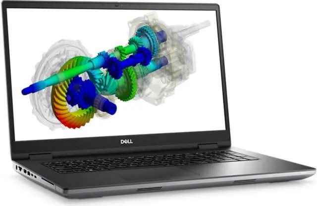 Alt view image 2 of 6 - Dell Precision 7770 Workstation Laptop (2022) | 17.3" 1920x1080 FHD | Core i5 - 12600HX - 512GB SSD Hard Drive - 8GB RAM | 12 cores @ 4.6 GHz Win 11 Pro Silver